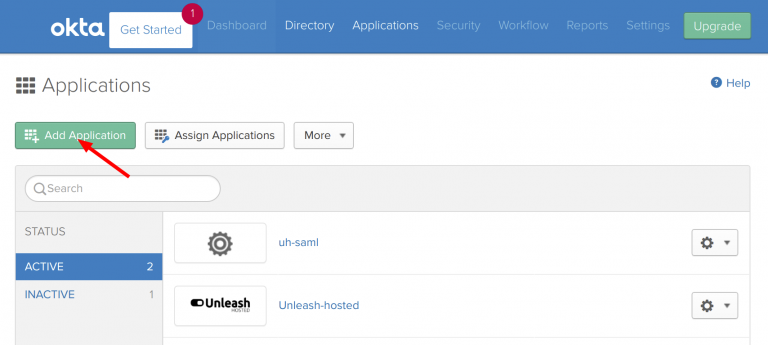 Okta: Add Apps